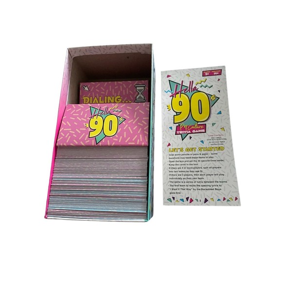 Hello 90’s Pop Culture Trivia Game Complete - Picture 3 of 3